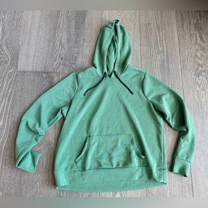Torrid Active Modal Blend Lightweight Hooded Sweatshirt in Green Size 00 M/L